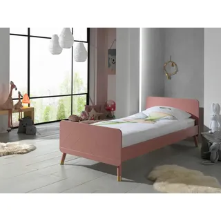 Vipack Kinderbett Billy 90 x 200 cm MDF lackiert rosa