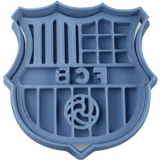 Cuticuter Fußball Barcelona Keksausstecher, Blau, 8 x 7 x 1,5 cm