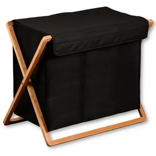 KESPER KESPER® Wäschebox »Wäschesammler, aus Bambus, FSC®«, schwarz
