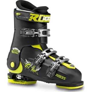 ROCES Idea Free Kinder Skischuhe Schwarz/Lime 22,5