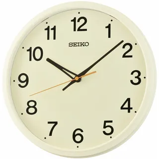 Seiko Clock Wanduhr beige