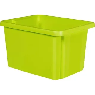 Curver 225499 Drehstapelbehälter ESSENTIALS Drehstapelbox 26L, grün stapelbar Grün 1 St.