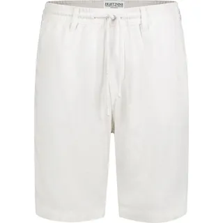 Eight2Nine Legere Leinen Bermuda Shorts Elastische Taille  Größe: 38W - Weiß
