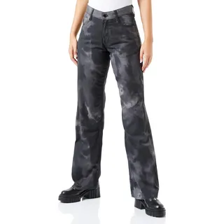 G-STAR Damen Judee Low Waist Loose Jeans Mehrfarben (dk Black Blurry camo D22889-D386-G144) 25W / 30L