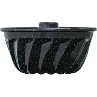 Riess Gugelhupfform , Schwarz , Metall , rund , 9.3 cm , kratzfest , Backen & Backzubehör, Backformen, Gugelhupfformen
