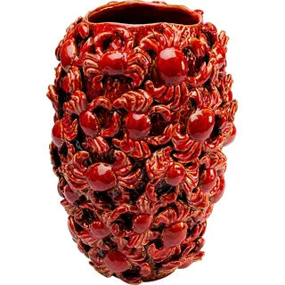 Dekovase KARE DESIGN, rot, Vasen, Dekovase