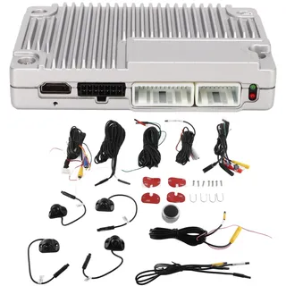 360-Grad-Vogelsicht-Surround-System, Vogelperspektive-Autokamera 360 ° -Vogelsichtsystem mit Vorne Hinten Links Rechts Backup-Parken 4-Wege-Kameras Panorama-Fahren Autozubehör