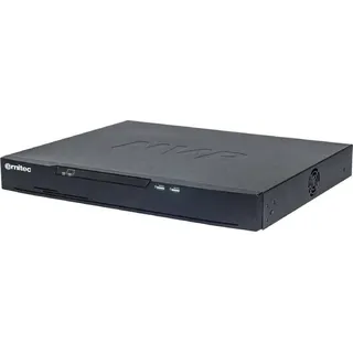 Ernitec 0070-10403, 16 Kanäle, 3840 x 2160 Pixel, 16 Kanäle, 8 Benutzer, 12 TB, 24 TB - Schwarz