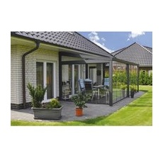 GARDENDREAMS Vorderwand »Legend Edition, Expert Edition«, BxH: 100 x 230 cm, Aluminium, grau