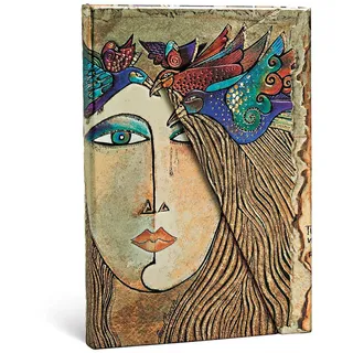 Paperblanks Laurel Burch Seele und Tränen - Notizbuch Mini Liniert, Mini (140 x 100)