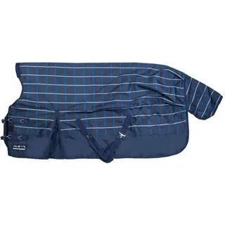 Posten Lethbridge Pferdedecke Dunkelblau Karo 135