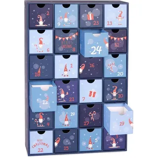 Brubaker Wichtel Adventskalender zum Befüllen 39 cm