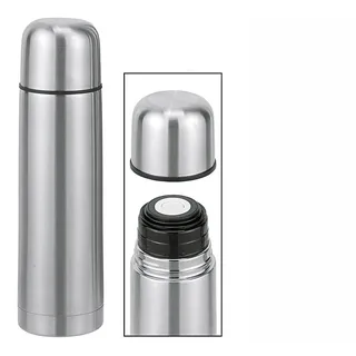 Hi Isolierflasche doppelwandig 1 l Edelstahl