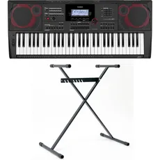CASIO Home-Keyboard »CT-X5000«, (Set), schwarz