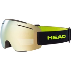HEAD Unisex – Adult F-LYT Goggles Skibrille, Lime/schwarz, L