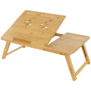 ML-Design Laptoptisch , Naturfarben , Holz - 34.5x26.5x74 cm , Büromöbel, Schreibtische, Laptoptische