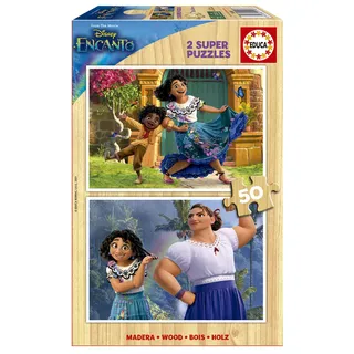 Educa Disney Ecanto-Puzzle 2x50Stück - Gold
