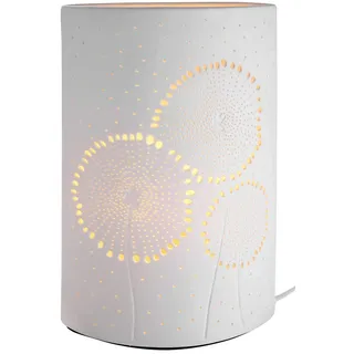 Gilde Ellipse Pusteblume Weiß