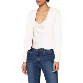 ICHI IHKATE SHORT BL Damen Blazer Kurzblazer Jacke Kurzblazer mit Stretch, Größe:S, Farbe:Cloud Dancer (114201)