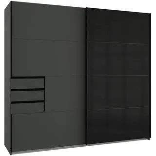 WIMEX Schwebetürenschrank Saigon 225 x 208 x 64 cm Schwarz