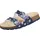 Fussbettpantoffel Blau/Mehrfarbig 33
