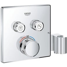 Bild Grohtherm SmartControl Thermostat mit 2 Absperrventilen und integriertem Brausehalter (29125000)
