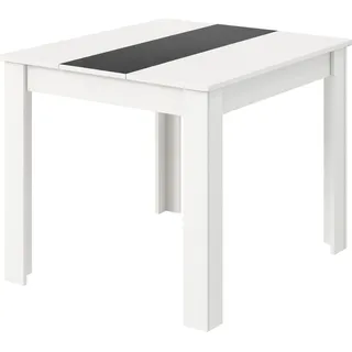 Esstisch Küchentisch 80x80 Disalo - Weiß, Grau