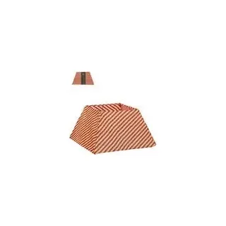 Mica Decorations Weihnachtsbaumrock - L50 x B50 x H30 cm - Gold, Rot