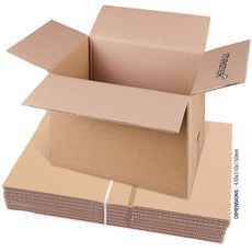 Master'in: Kisten aus Karton, doppelwellig, braun, 430 x 310 x 150 mm, 10 Stück