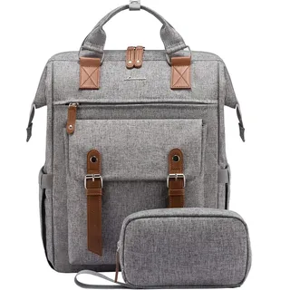 LOVEVOOK Rucksack Damen Groß, 17 Zoll Laptoptasche Schulrucksack Mädchen Teenager Reiserucksack Arbeitstasche mit Datenkabel-Beutel, Wasserdicht Schultasche Rucksäcke Daypacks für Schule Uni Business