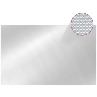 vidaXL Rechteckige Poolabdeckung 800x500 cm PE Silbern - Silber