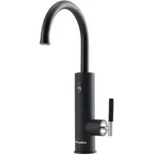Elektrischer Wasserkocher, Sofortige Erwärmung, Platzsparendes Design, Mattschwarz, EU - Schwarz