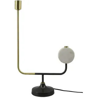 Kayoom Tischleuchte , Schwarz, Weiß, Goldfarben , Metall , 58x15x38 cm , Lampen & Leuchten, Innenbeleuchtung, Tischlampen, Tischlampen