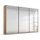 Schwebetürenschrank OTELI 271 x 210 x 62 cm Braun/Beige