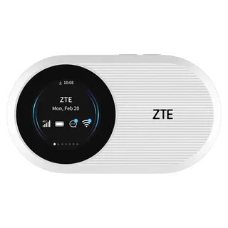 ZTE U10N mobiler 4G Router LTE 2000mAh austauschbarer Akku einfache Installation - Weiß