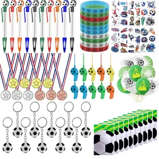 Fußballspielzeug,Fußballspiel Fußballspielzeug,Trillerpfeifen Aufkleber Schlüsselanhänger