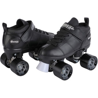 Chicago Skates Herren Chicago Speed Sz 11 Quad, Derby, Rink Skate, Schwarz, 43 EU