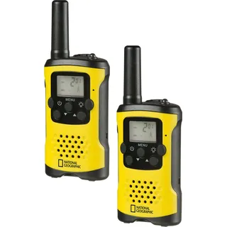 National Geographic Walkie-talkies Mit Großer Reichweite Bis Zu 6 Km Und Freisprechfunktion Schwarz  Schwarz One Size - Schwarz