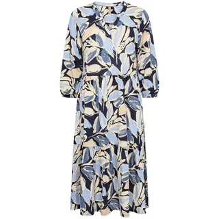 Soyaconcept Druckkleid Sommerkleid Blau L