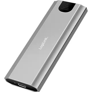 Logilink UA0439 Speicherlaufwerksgehäuse SSD-Gehäuse Grau M.2