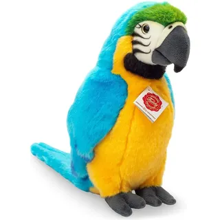 Teddy-Hermann Hermann Teddy Papagei 26 cm Blau/Gelb