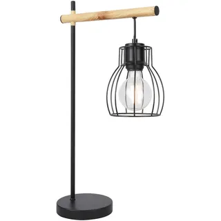 Tischleuchte , Schwarz , Metall , Boho , 29x55x15 cm , einfach zu transportieren , Lampen & Leuchten, Innenbeleuchtung, Tischlampen, Tischlampen
