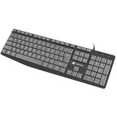 Natec Tastatur NKL-1507 Schwarz Grau