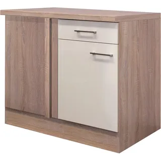 Flex-Well Eck-Unterschrank Orlando 110 x 60 cm Kaschmir Glanz