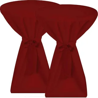 Beautissu Stehtischhusse Premium Bordeaux Ø 60 cm