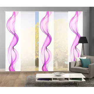 HOME WOHNIDEEN »ALBERTA« Klettband 5 Stk. tlg. HxB: 245x60, Blickdicht, inkl. Befestigungszubehör,