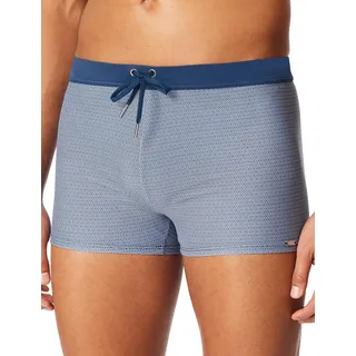 Schiesser Herren Badehose mit Bein Badeshorts enganliegend Single Jersey - Aqua