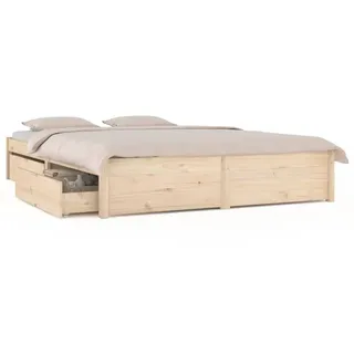 vidaXL Bett mit Schubladen 140x200 cm