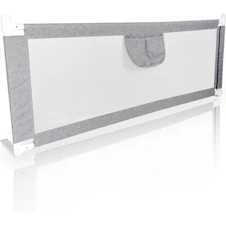 SWANEW Bettgitter Bettschutzgitter Kinder 200cm Bett rausfallschutz Kinder, Höhenverstellbar Kinderbettgitter für Familienbett und Kinderbett