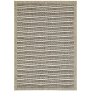Teppich ANDIAMO "Savannah" Gr. 6, braun (hellbraun), B:200cm H:4mm L:285cm, Kunstfaser, Teppiche, Teppich, Flachgewebe, In- und Outdoor geeignet, Wohnzimmer
